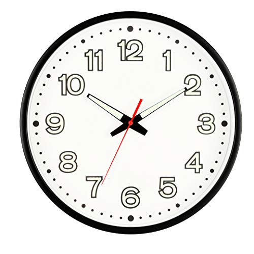 Fasmov Modern Night Light Wall Clock