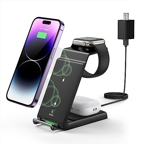 Fast 3-in-1 Wireless Charger Stand for Multiple Apple Devices