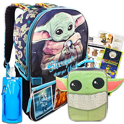 Fast Forward Baby Yoda Backpack Set with Lunch Box and More