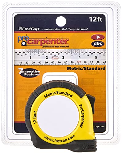 FastCap ProCarpenter Measuring Tape - Compact and Feature-Packed