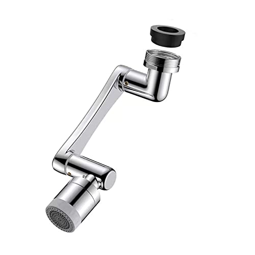 Faucet Extender with Rotating Swivel and Dual Water Modes