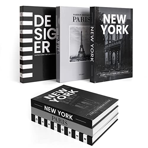 Faux Designer Book Set for Home Decor