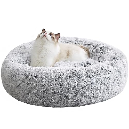 Faux Fur Calming Dog & Cat Bed