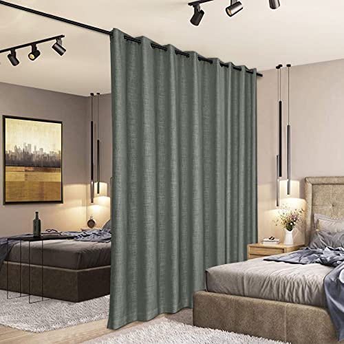 Fcoise Room Divider Linen Curtain