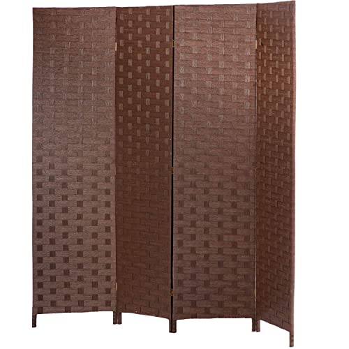 FDW Room Divider Wood Panel Screen for Home