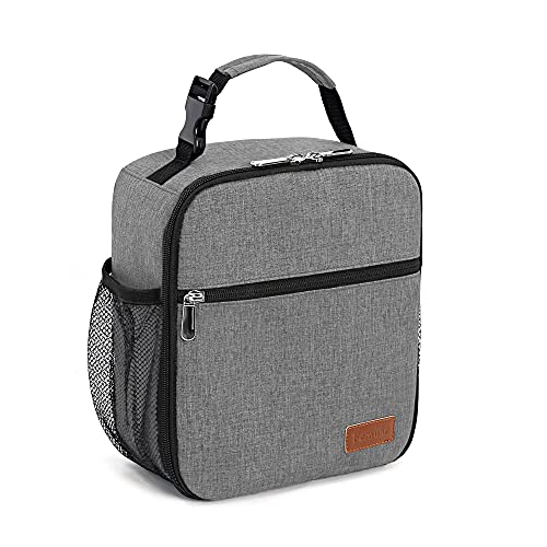 Femuar Portable Grey Lunch Box for Office Work and Picnic