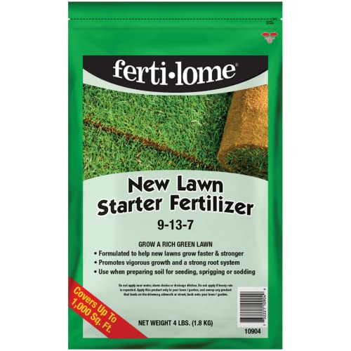 Fertilome New Lawn Starter Fertilizer 9-13-7 (4 lbs.)