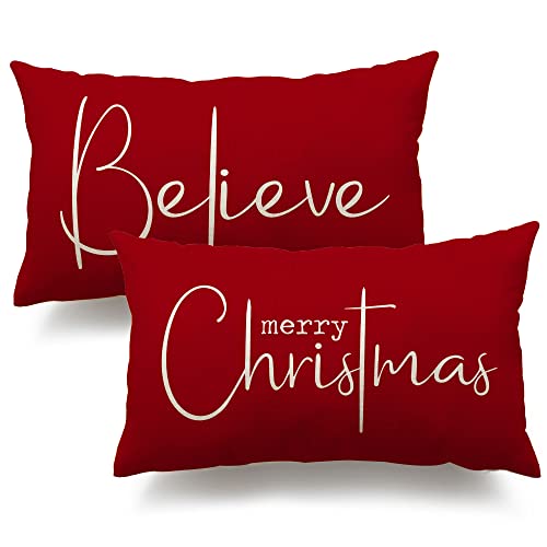 Festive Christmas Throw Pillow Covers for Cozy Holiday Decor