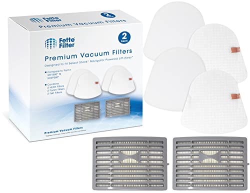 Shark Navigator Compatible Vacuum Filter Kit by Fette Filter