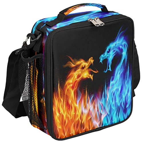 Fiery Dragons Lunch Box