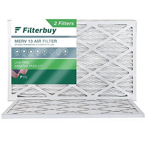 Filterbuy 14x30x1 Air Filter MERV 13 Optimal Defense