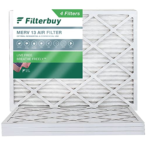 Filterbuy 20x23x1 Air Filter MERV 13 - 4-Pack