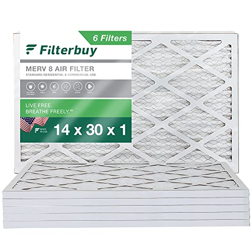 Filterbuy Air Filter MERV 8 (6-Pack)