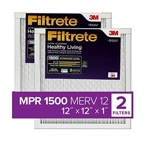 Filtrete 12x12x1 Air Filter, MPR 1500