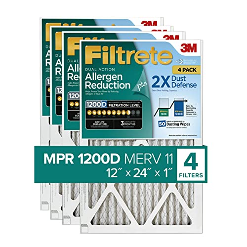 Filtrete 12x24x1 Air Filter MPR 1200D MERV 11