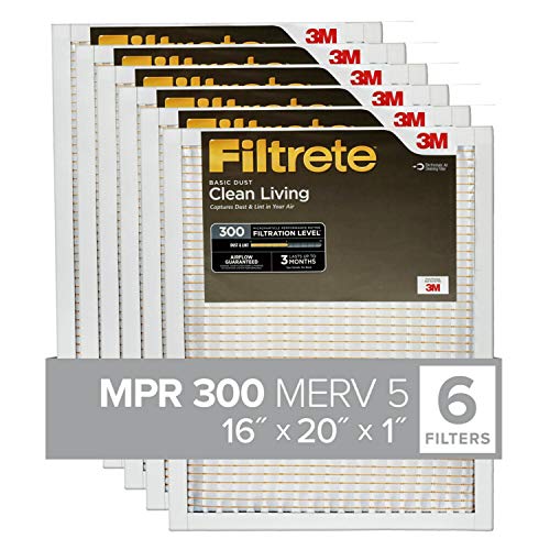 Filtrete 16x20x1 Air Filter, MPR 300