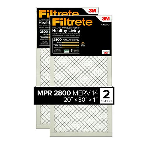 Filtrete Air Filter, MPR 2800, MERV 14, 3-Month Pleated Filters