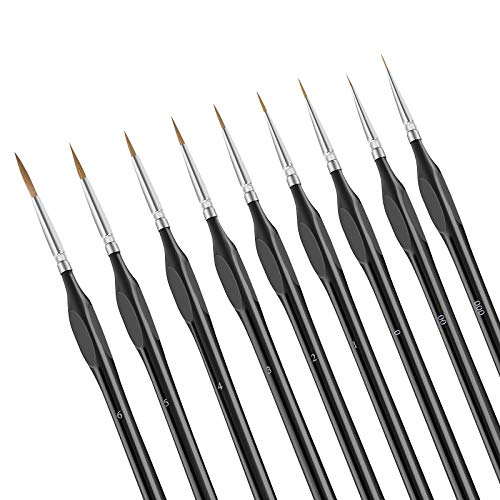 Fine Tip Detail Painting Brushes