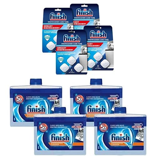 Finish In-Wash Dishwasher Cleaner Bundle: Clean Hidden Grease and Grime