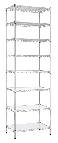 Finnhomy 8-Tier Wire Shelving Unit with Adjustable Shelves
