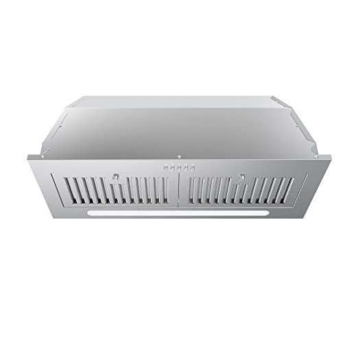 FIREGAS 30 inch Range Hood with LED Lights and Strong Suction