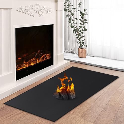 Fireproof Hearth Rug for Fireplaces - Indoor & Outdoor Protection