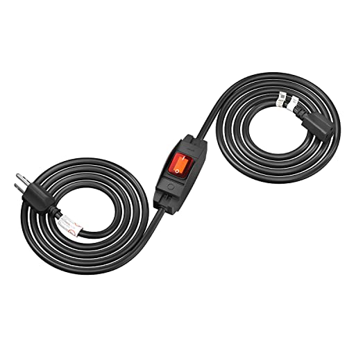 FIRMERST 10ft Waterproof Outdoor Extension Cord with Switch