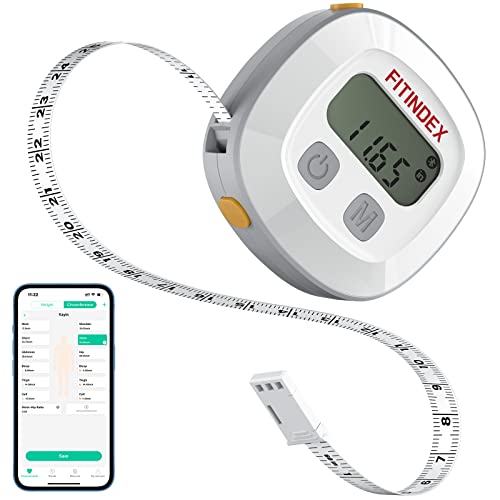 FITINDEX Smart Body Tape Measure with APP and Bluetooth