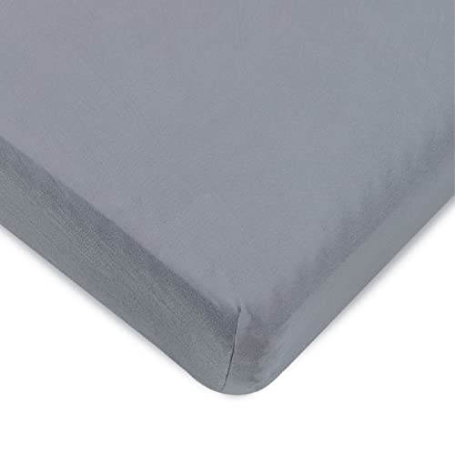 Milliard Trifold Cot Size Fitted Sheet - Super Soft Washable Grey