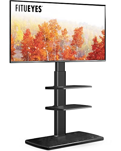 FITUEYES Tall Floor TV Stand for 32-70 Inch TVs with Adjustable Shelves