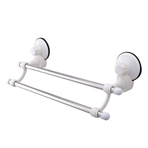 FJX Double Suction Cup Towel Bar and Holder