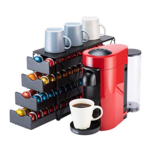 Nespresso Pod Holder Drawer - Large Multi Tier Coffee Pod Organizer