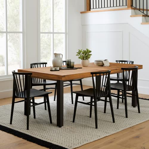 Flamaker Acacia Wood Dining Table for 6