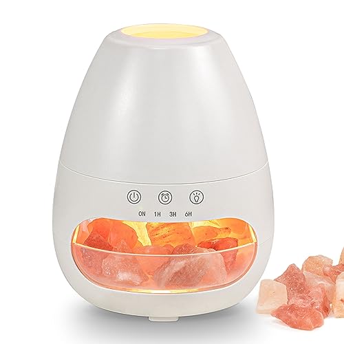 Flame Oil Diffuser Himalayan Salt Lamp Diffuser with Essential Oil Diffuser