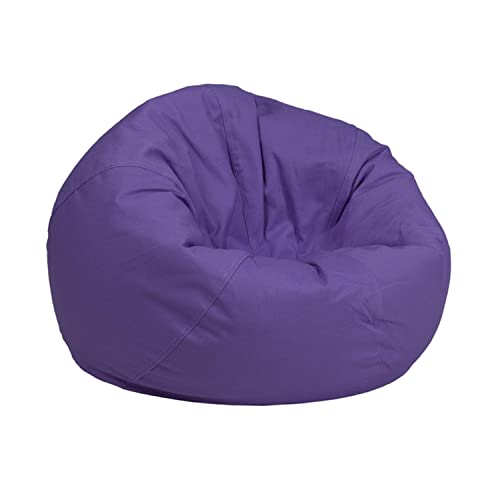 Flash Furniture Dillon Small Purple Bean Bag Chair for Kids and Teens