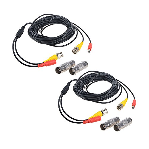 Flashmen 25ft HD Video Power Security Camera Cables - Convenient and Reliable