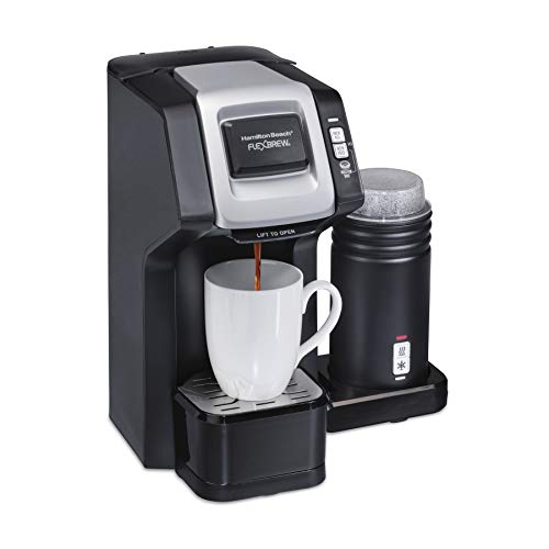FlexBrew Single-Serve Coffee Maker with Milk Frother