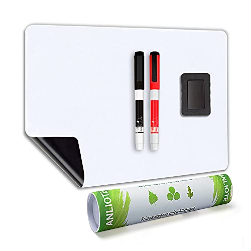 Flexible Magnetic Dry Erase Board for Fridge - Easy to Write and Clean