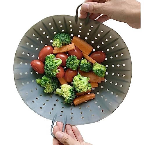 Flexible Silicone Steamer Basket for Easy Cooking