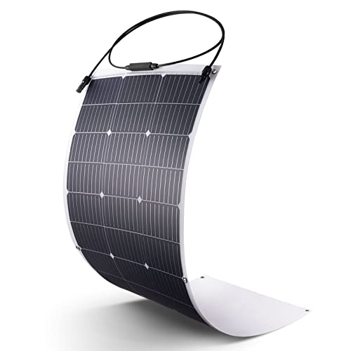 100W/12V Monocrystalline Flexible Solar Panel for Off-Grid Power