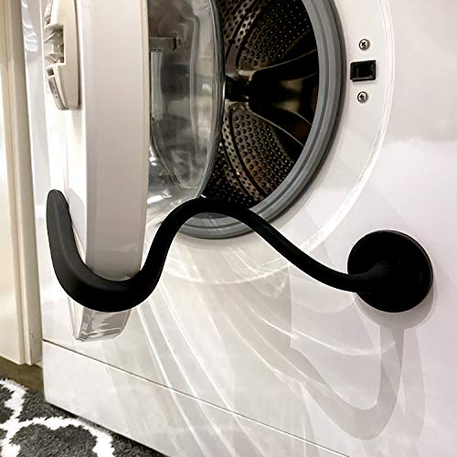 Flexible Washer and Dryer Door Support - Black