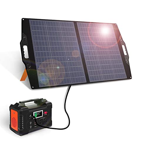 FlexSolar 100W Solar Panel Charger - Portable and Efficient