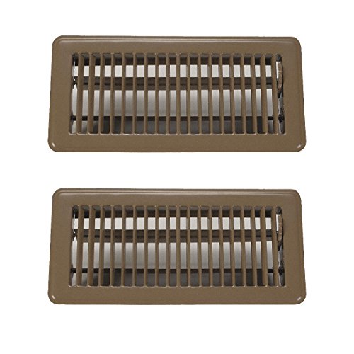 Floor Vents 2 Pack - Heavy Duty Walkable Floor Register