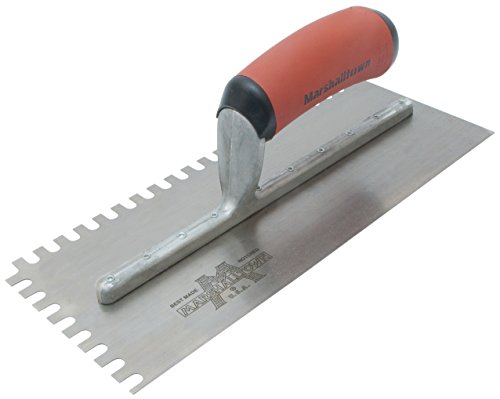 Flooring Tiling Notched Trowel with Usoft Grip
