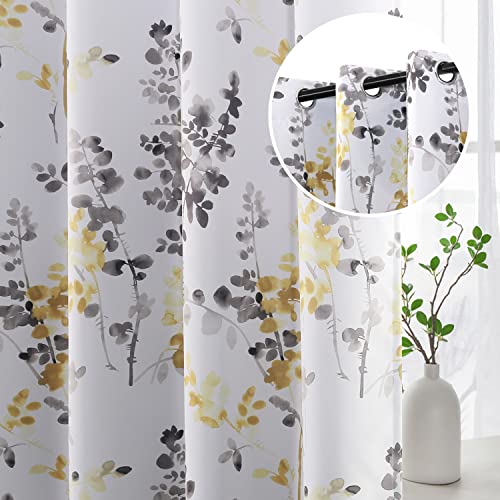 Floral Curtains for Living Room