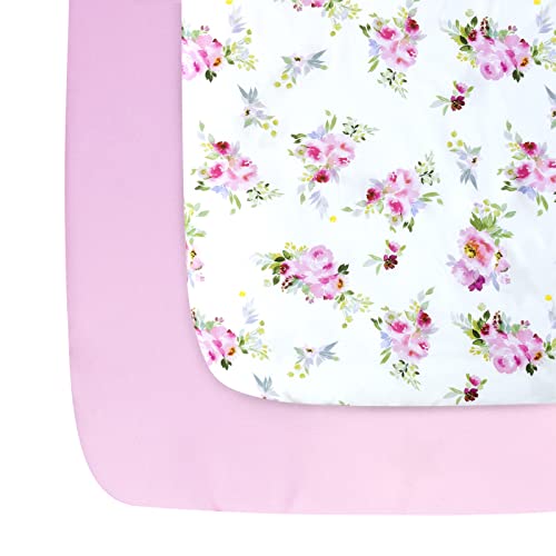 Floral Pack and Play Sheets