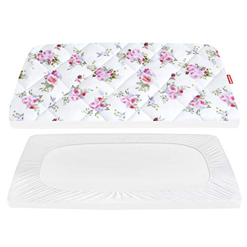 Floral Pack n Play Fitted Sheet: Soft and Breathable