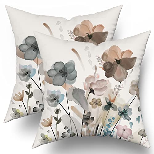 Floral Throw Pillow Covers