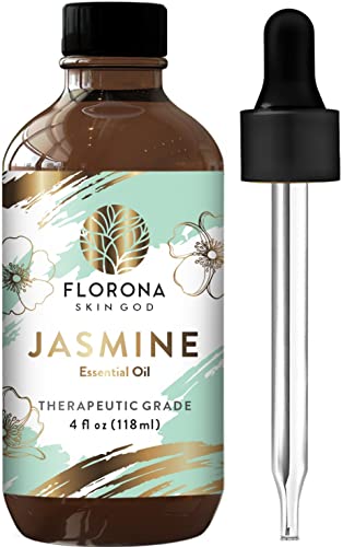 Florona Jasmine Essential Oil - Premium Quality, 4 fl oz