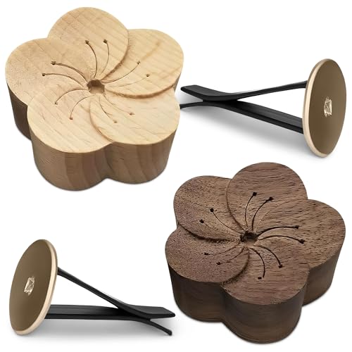 Flower Diffuser Wood Essential Oil Diffuser for Aromatherapy